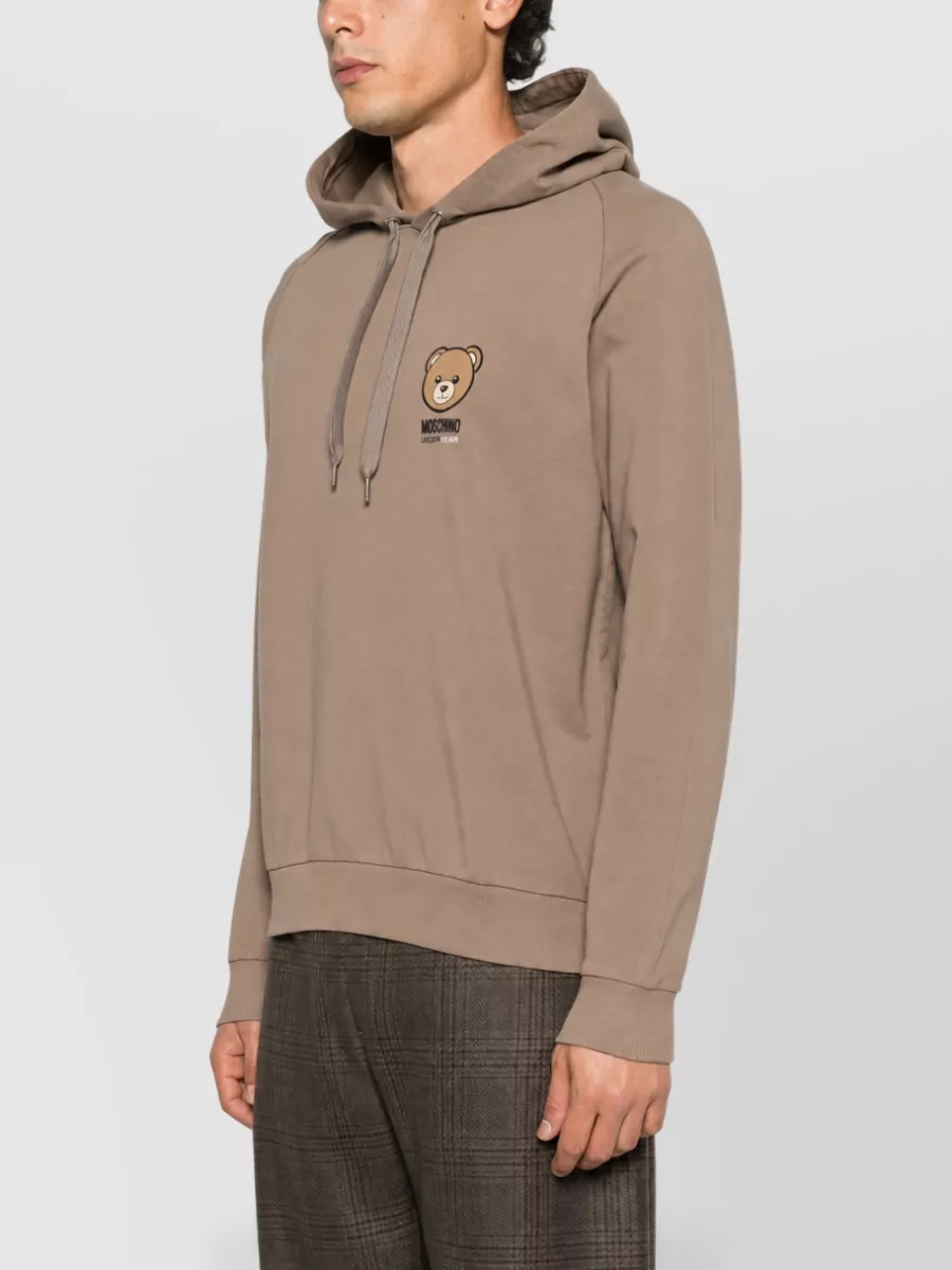 Moschino Ribbed Hoodie