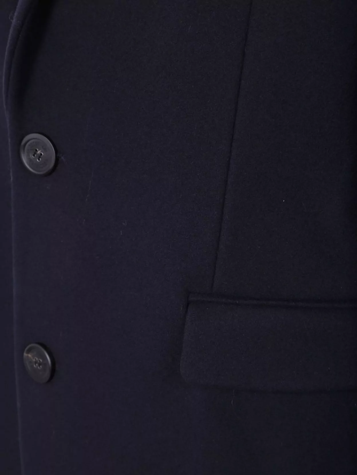Golden Goose Men's Single Breasted Coat Cloth Fabric