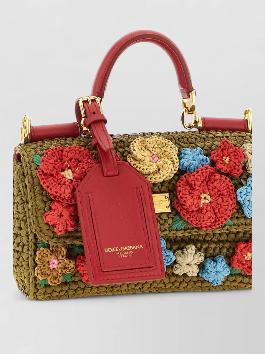 Dolce&Gabbana My Sicily Mini Crochet Shoulder Bag