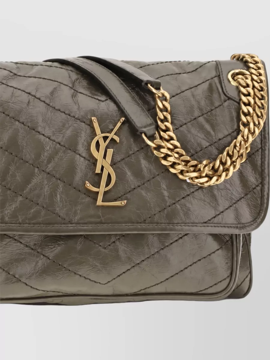 Saint Laurent Calf Leather Clutch Bag