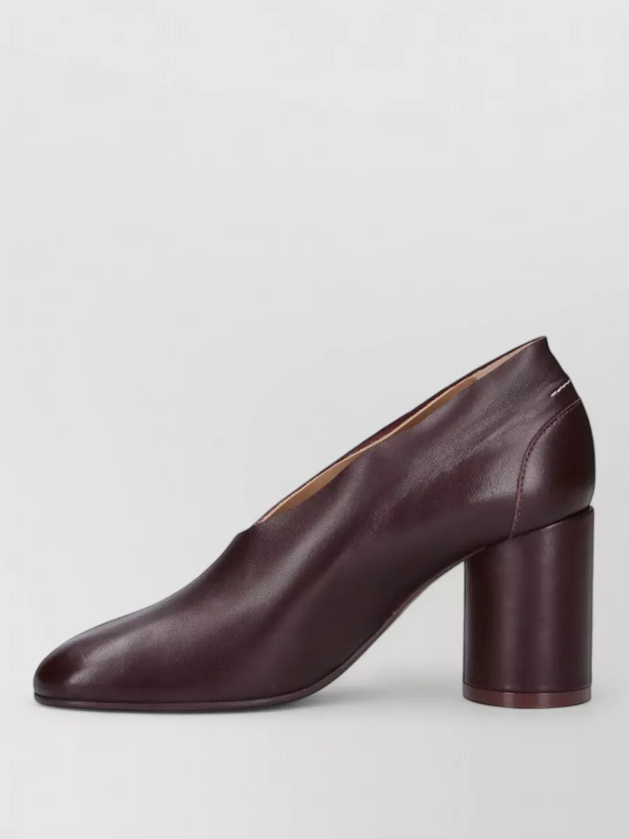 Mm6 Maison Margiela Nappa Leather Anatomic Court Shoes