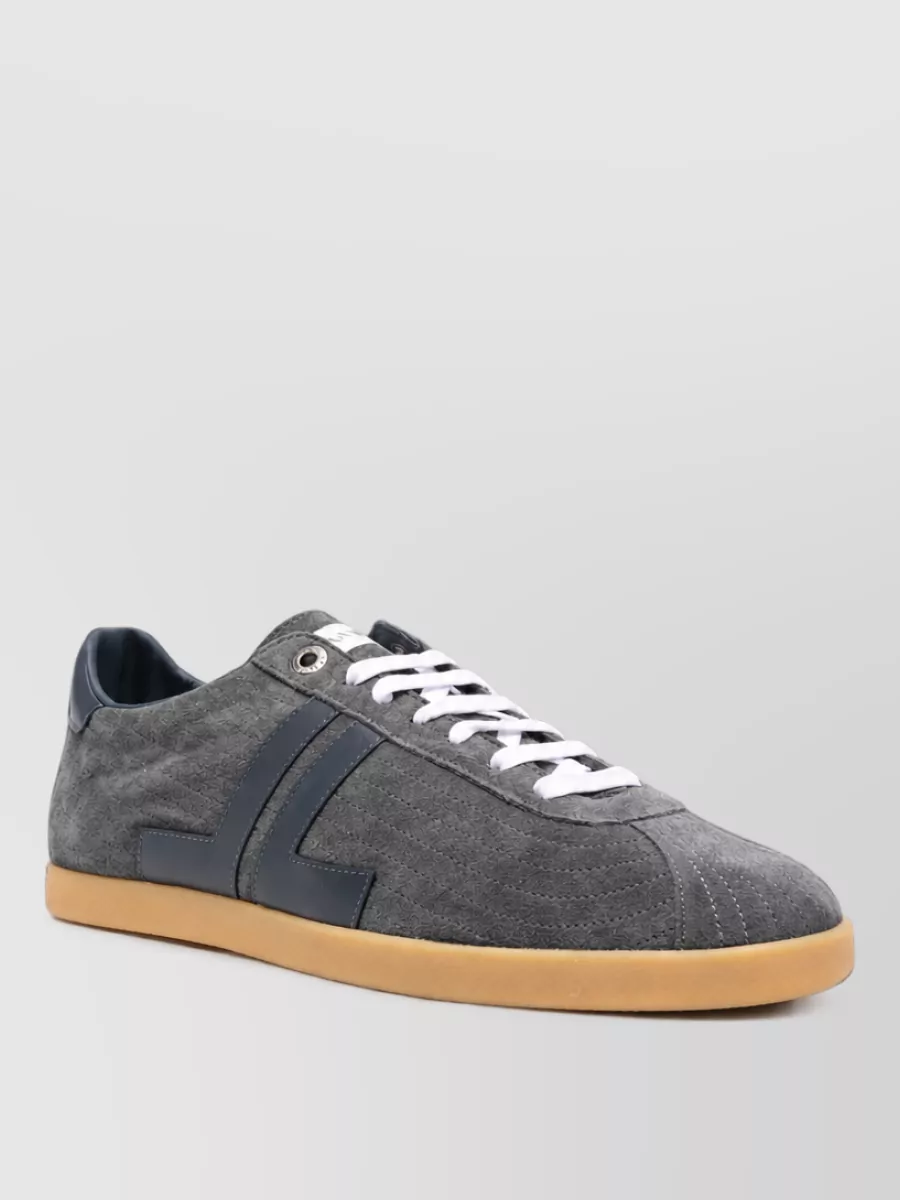 Lanvin Leather Low Top Sneakers