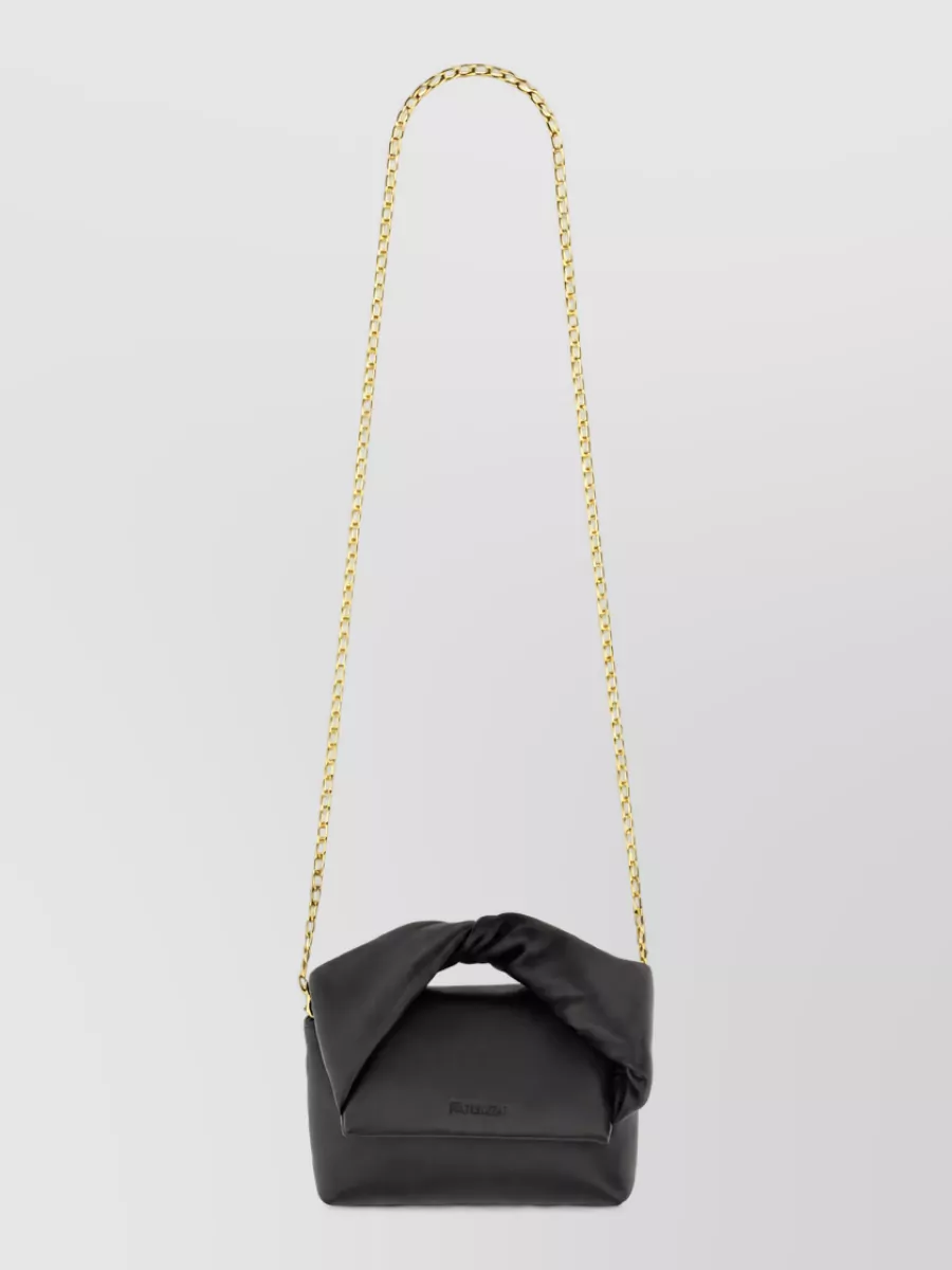 Jw Anderson Twister Leather Clutch Bag
