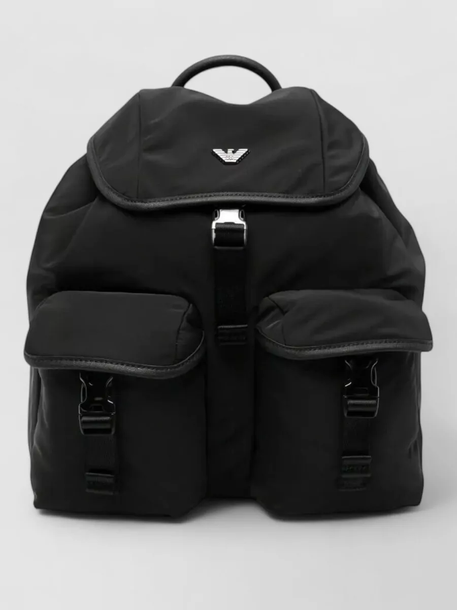 Emporio Armani double pocket backpack