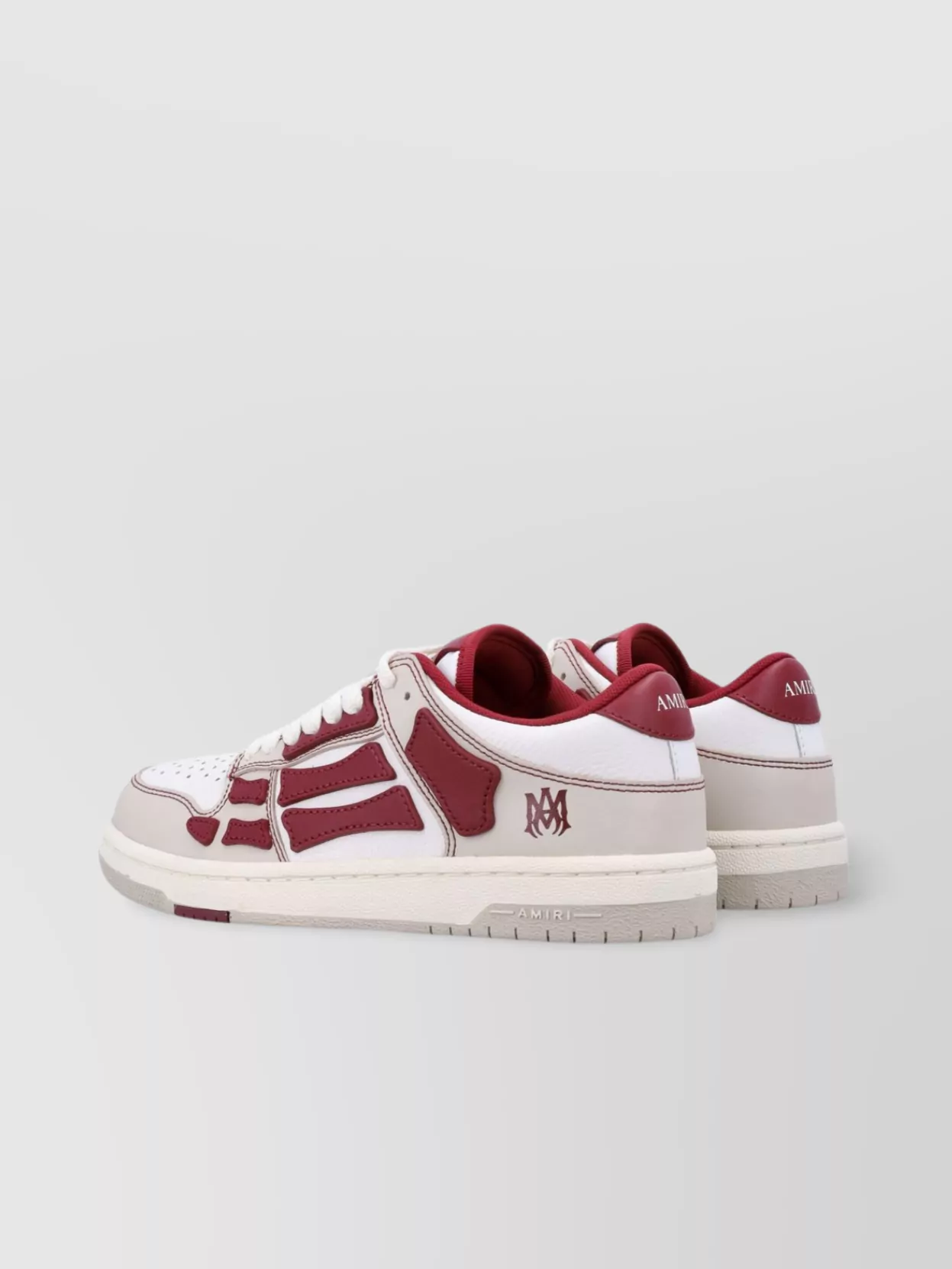 Amiri Skel Low Top Sneakers With Monogram Print