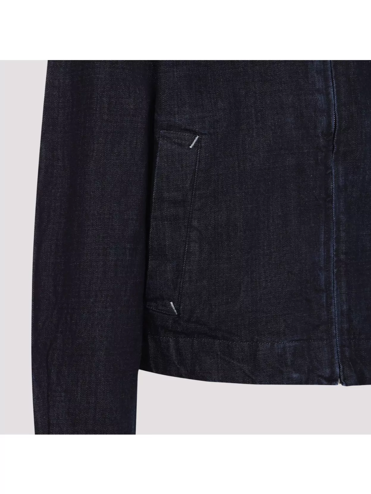 Jacquemus La Veste De-nimes Canevas Blue Jacket With Classic Collar And Logo Lettering On The Front In Denim M