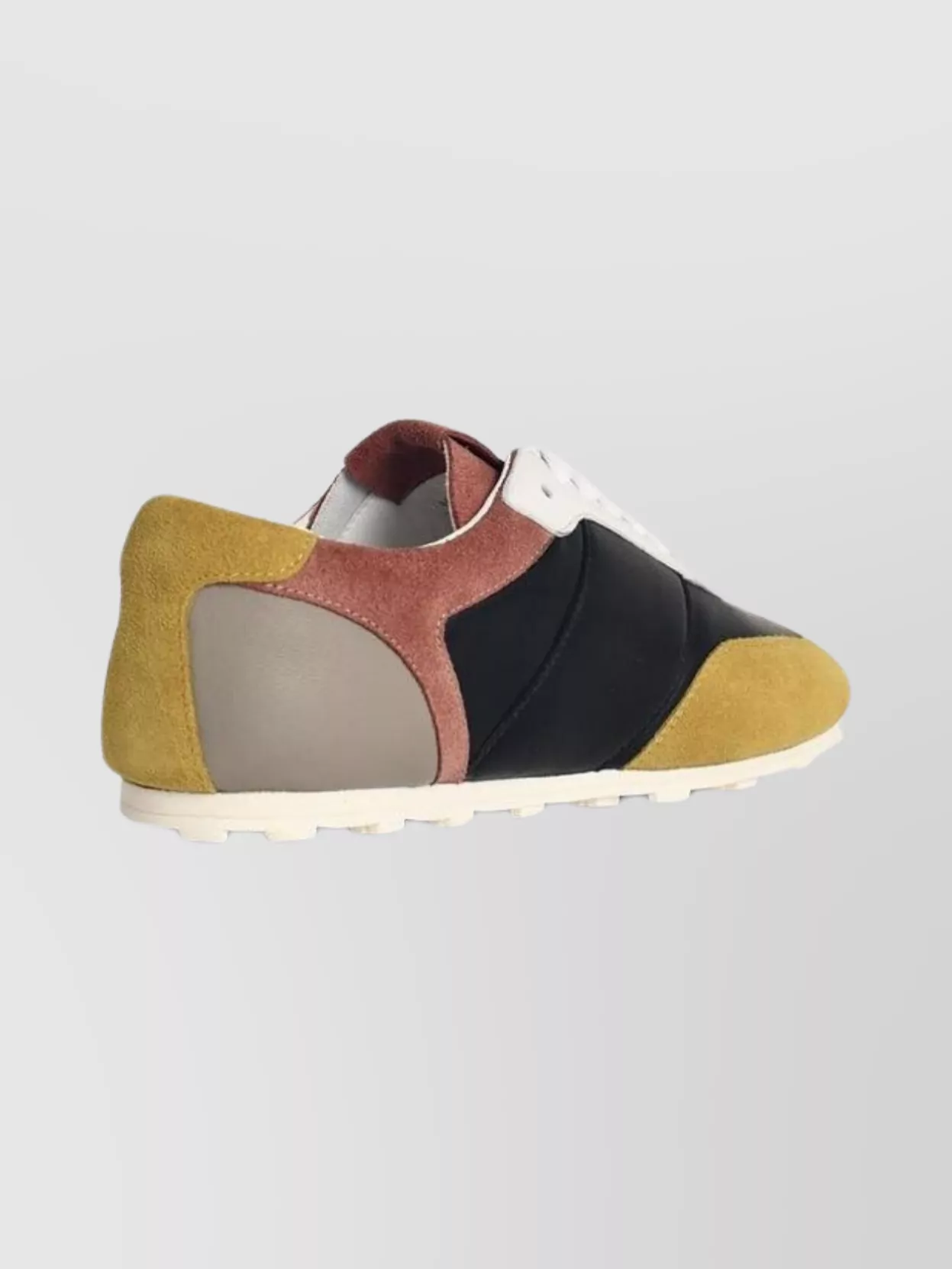 Marni Multicolor Leather Sneakers Suede Panels