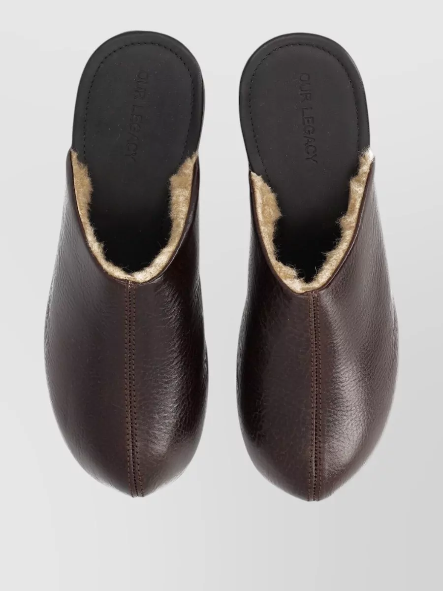 Our Legacy Flat Sole Sandals Round Toe Studs