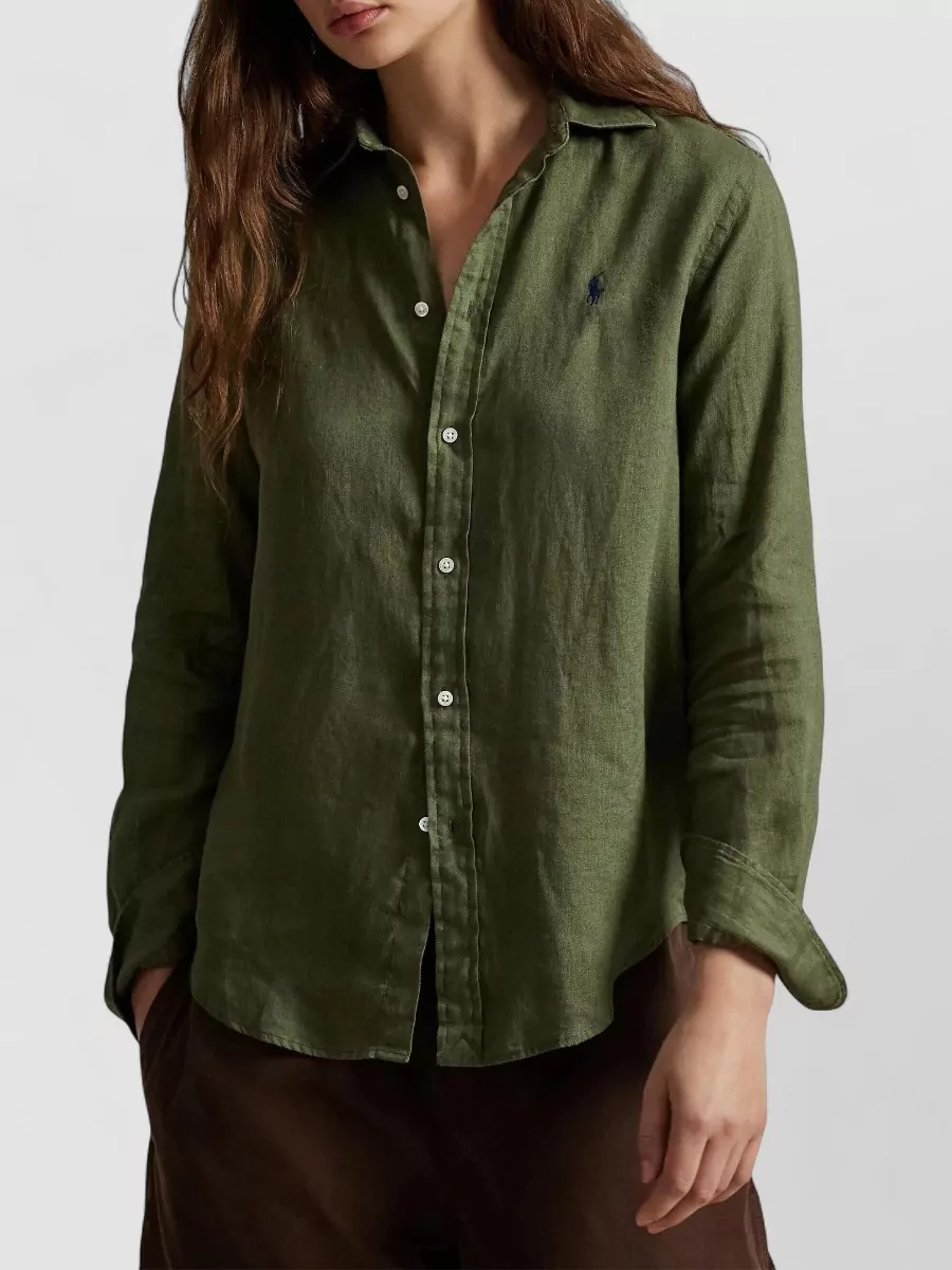 Polo Ralph Lauren Long Sleeve Shirt Collared Neck Buttons