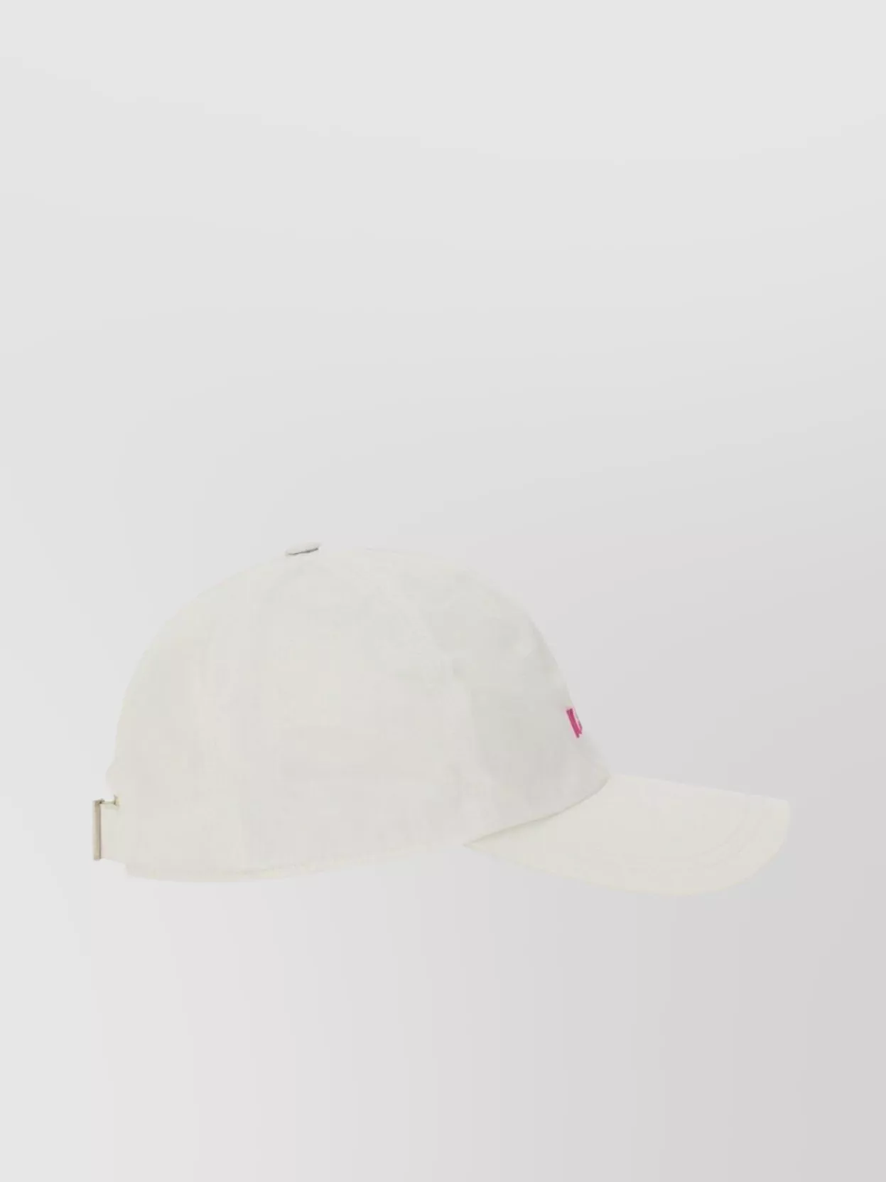 Msgm Logo Embroidered Baseball Cap