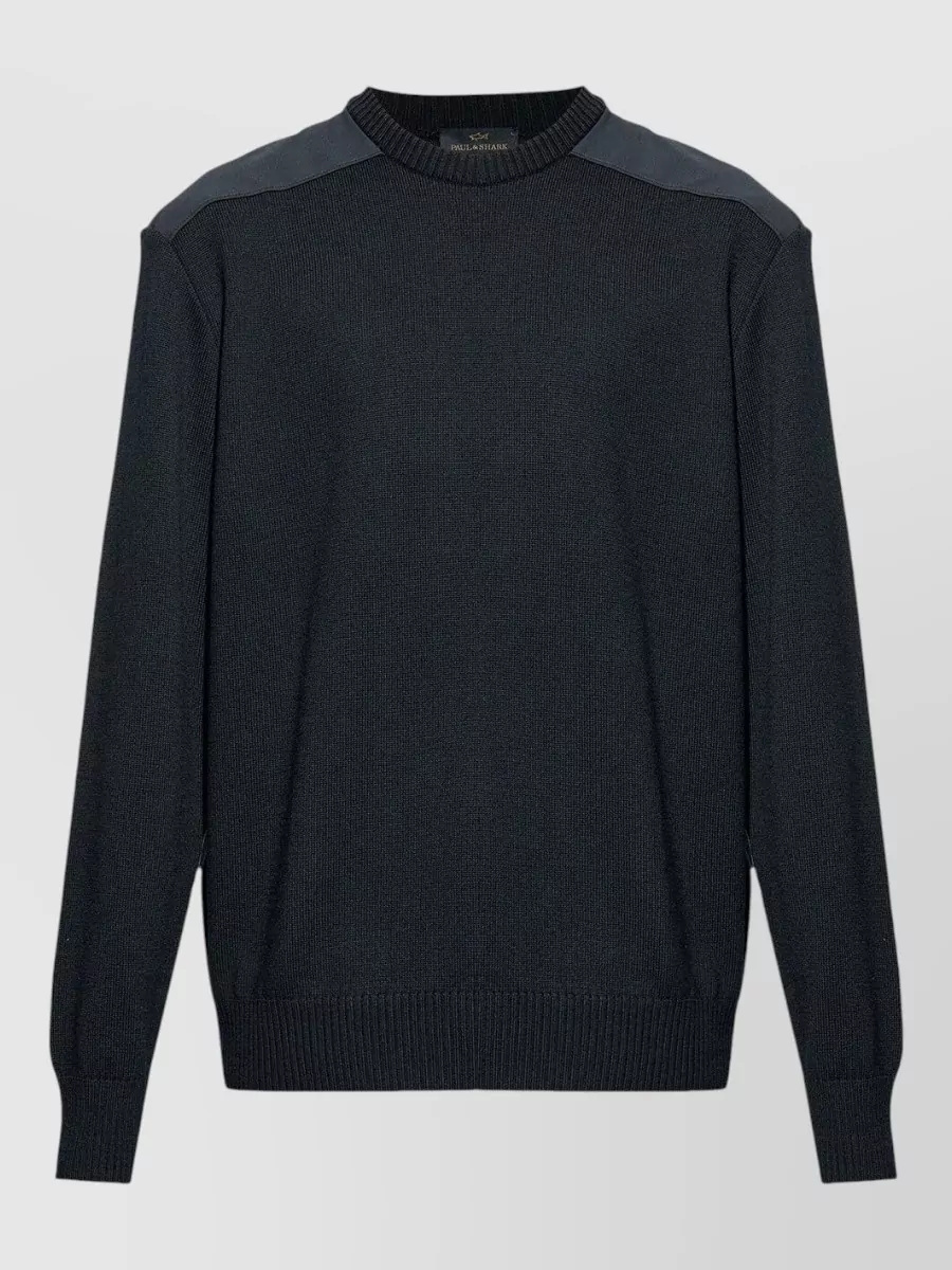 Paul & Shark fine-knit virgin wool crew-neck regular-fit jumper