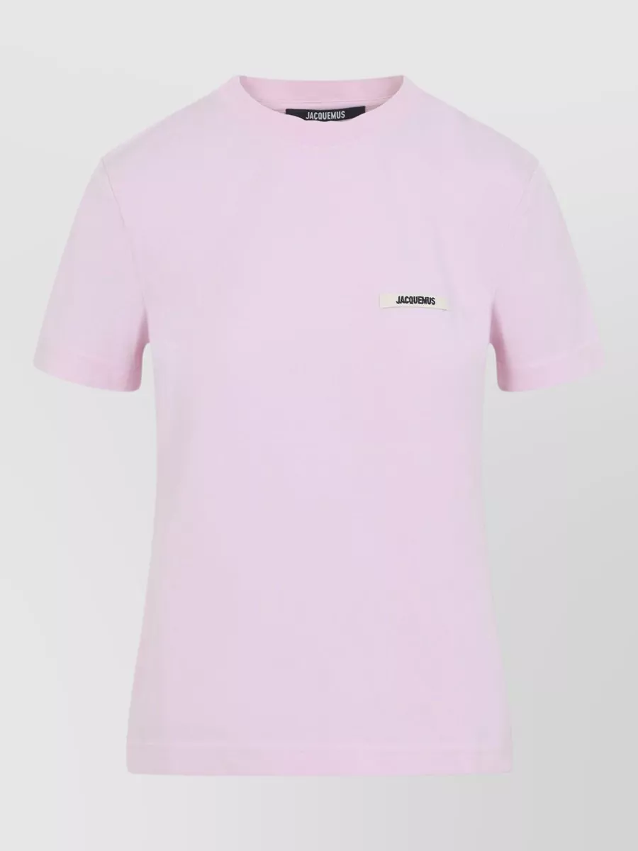 Jacquemus Le Grosgrain Cotton Jersey T Shirt