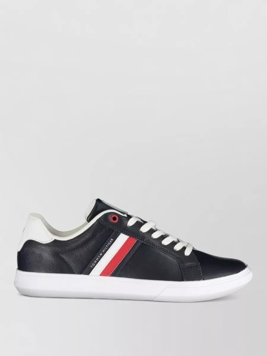 Tommy Hilfiger Leather Lace-Up Sneakers