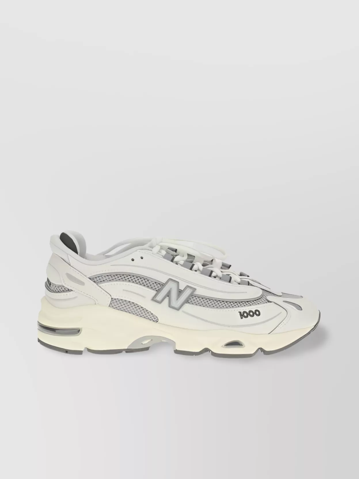 New Balance Mesh Overlay Sneakers Segmented Outsole