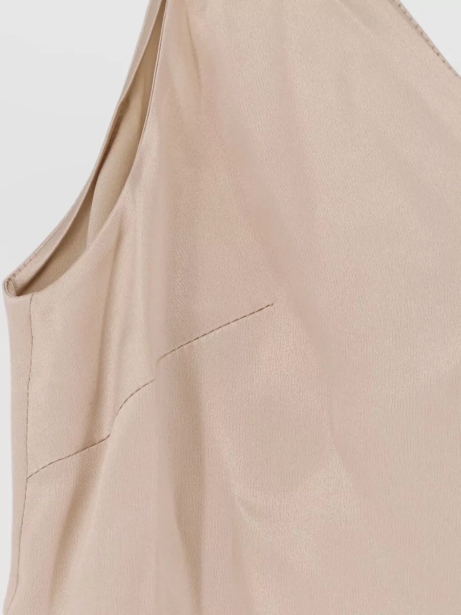 Brunello Cucinelli Silk Top V Neckline Spaghetti Straps