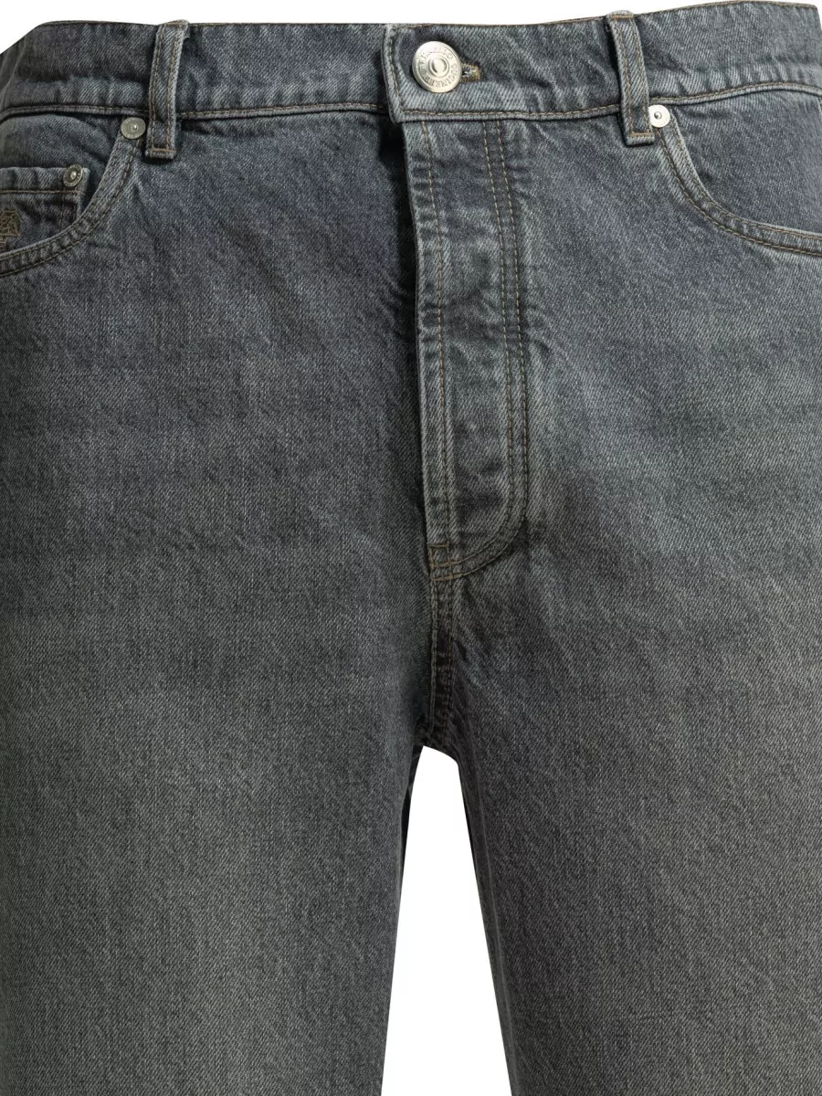 Brunello Cucinelli Denim Straight-Leg Jeans
