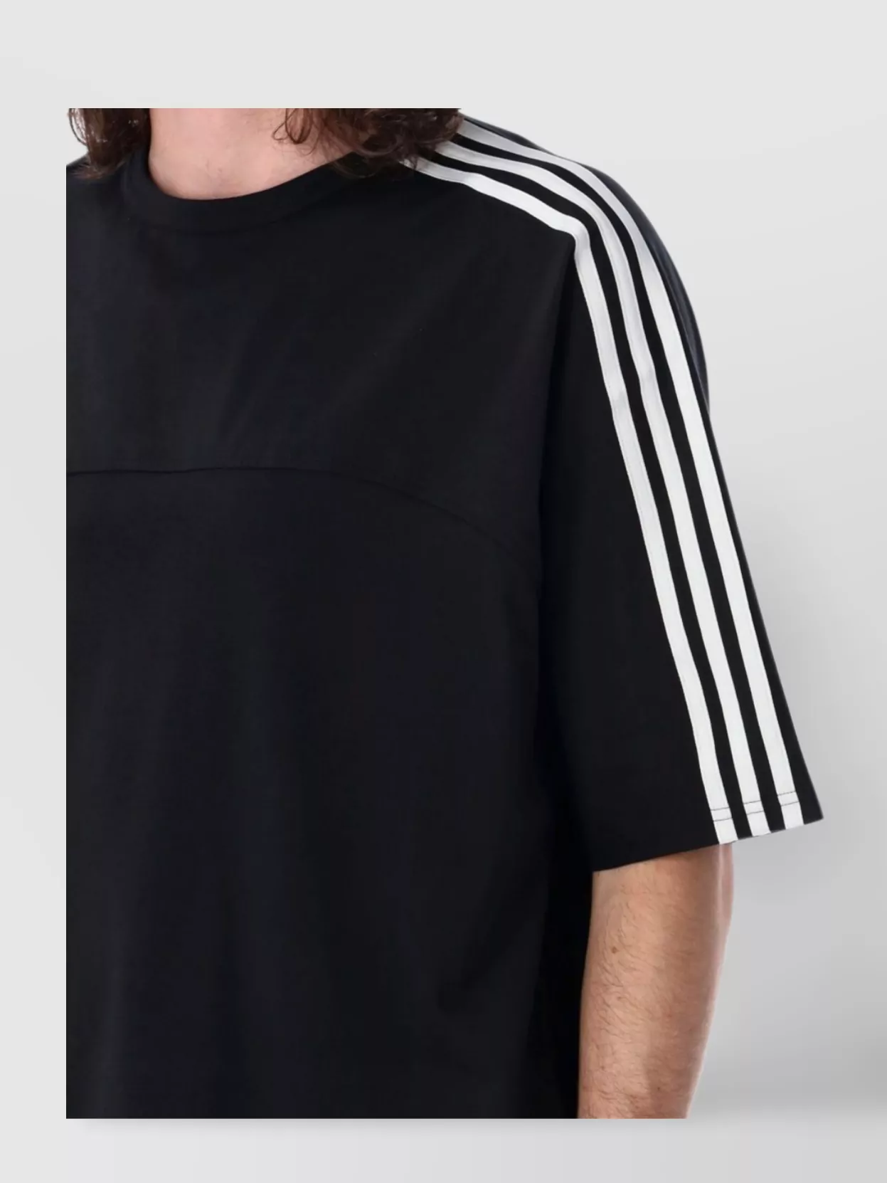 Y-3 Striped Crew Neck T-Shirt