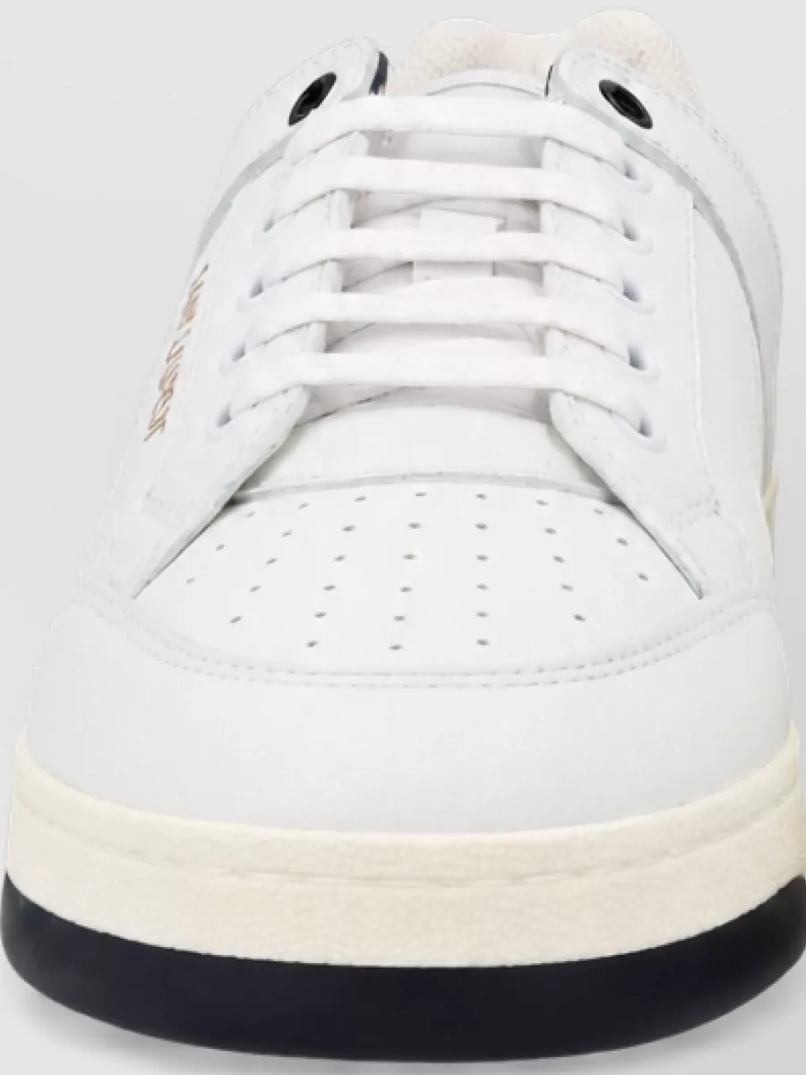 Saint Laurent leather lace-up shoes