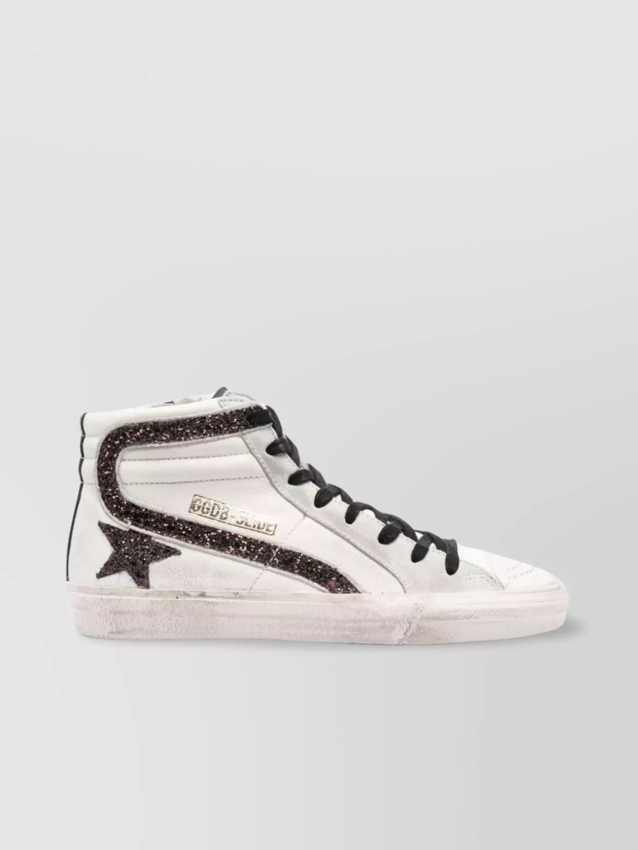 Shop Golden Goose Ankle-length Sneakers With Flat Rubber Sole In White
