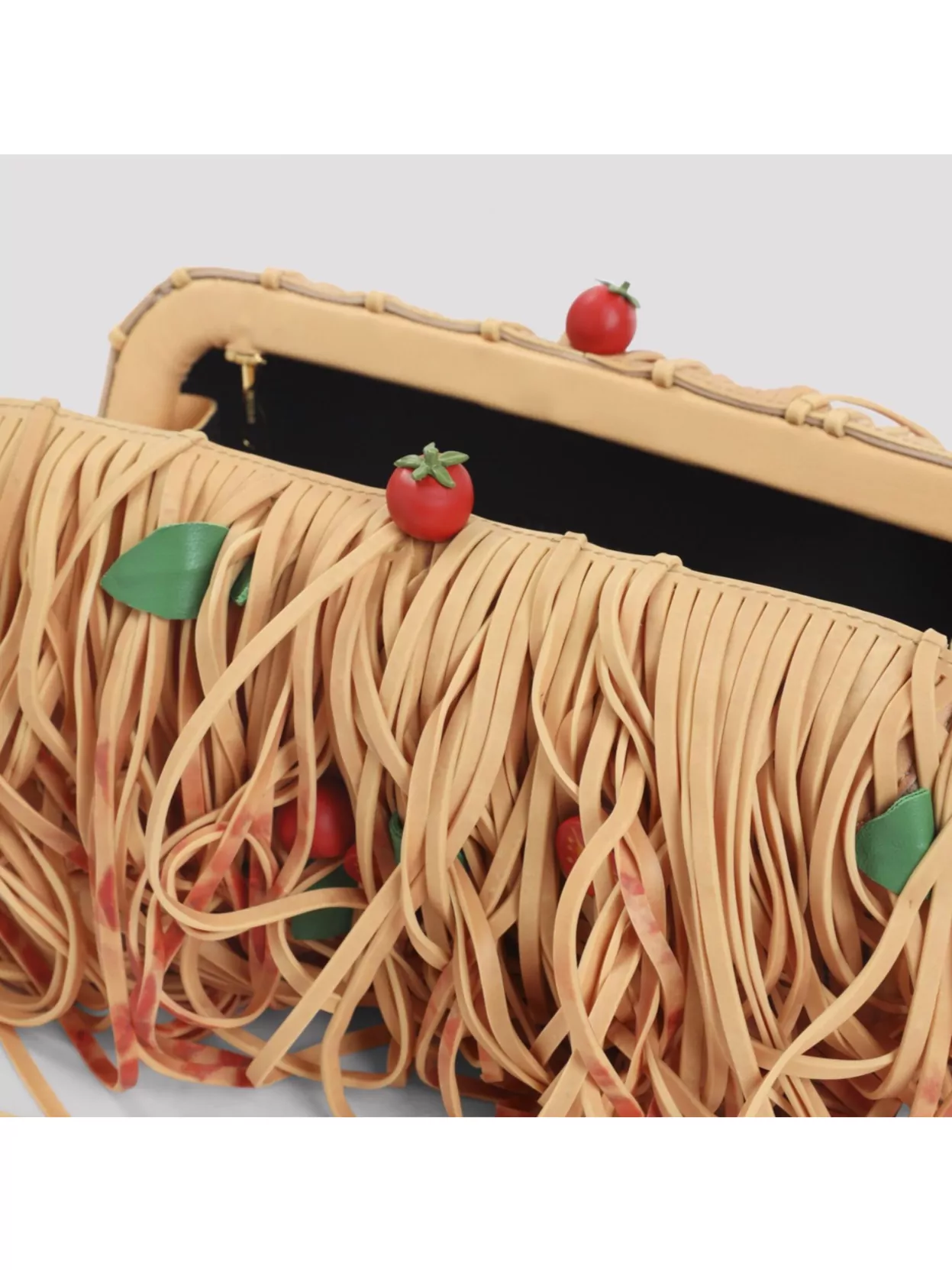 Moschino Spaghetti Inspired Shoulder Clutch Bag