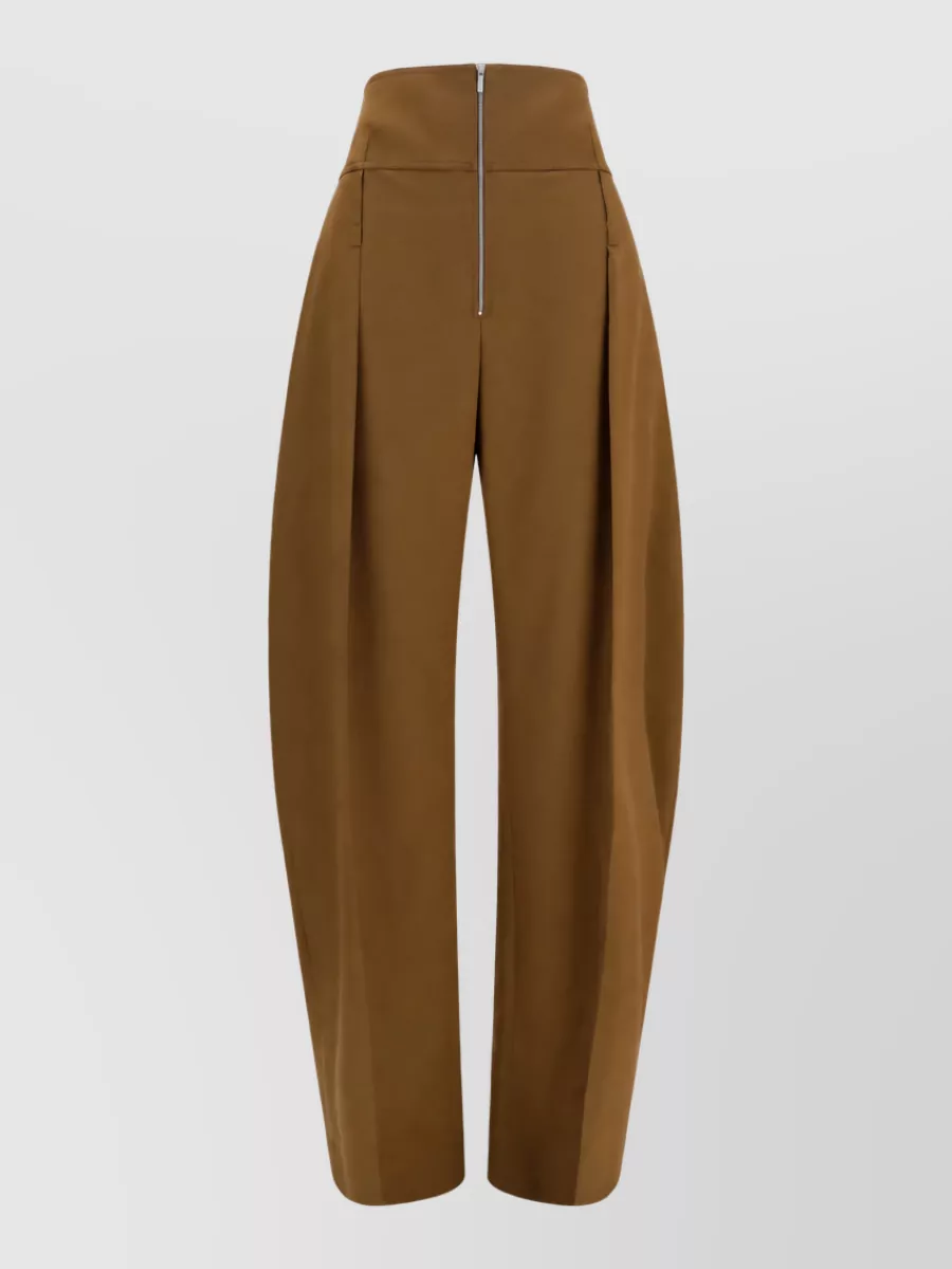 Ferragamo Cashmere wide-leg high-rise tailored trousers