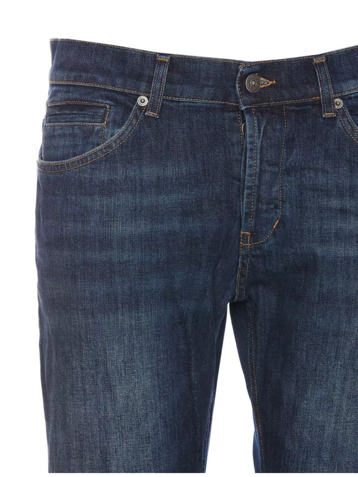 Dondup Trousers Skinny Model Rolled Cuffs