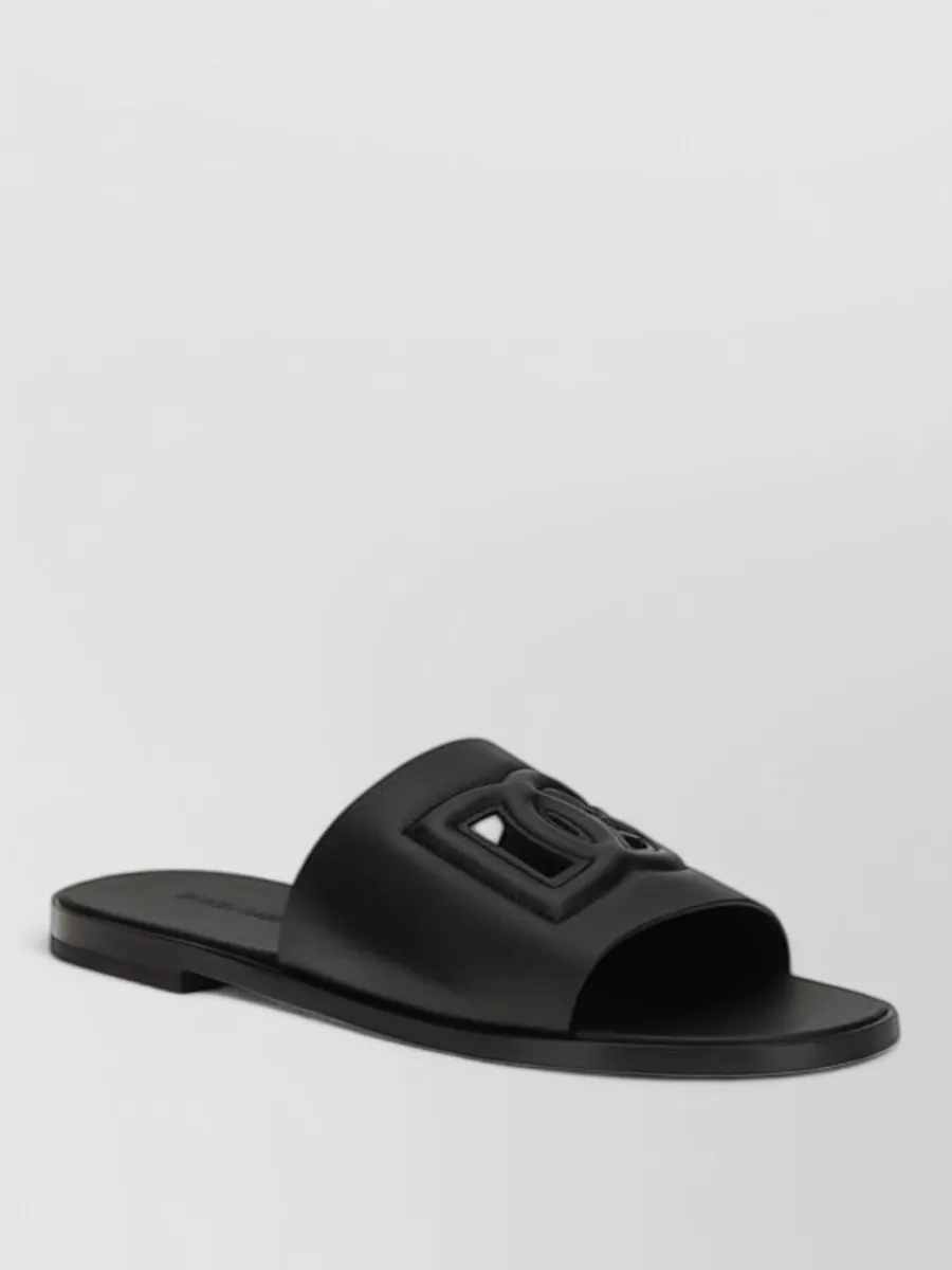 Dolce&Gabbana leather slides