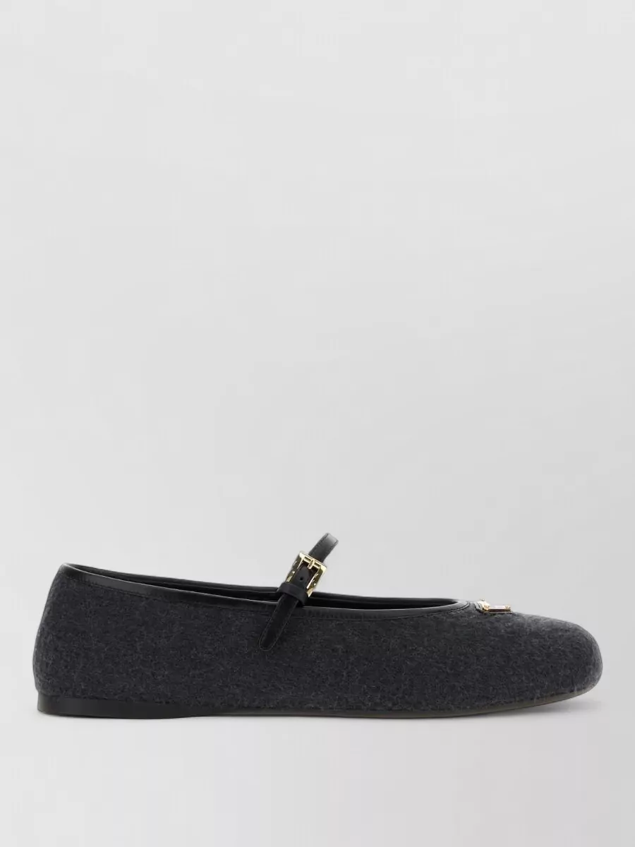 Prada Fabric Ballerina Flats