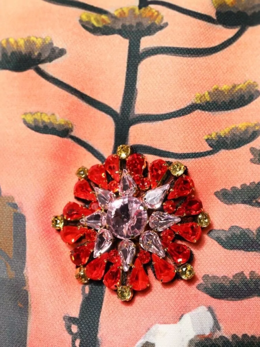 Dolce&Gabbana Silk Crystal Embellished Sleeveless Mini Dress
