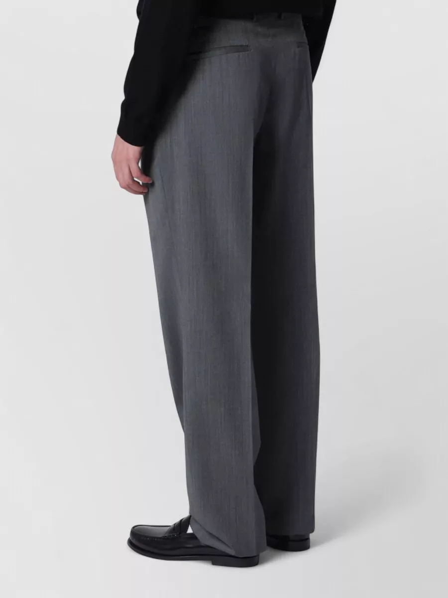 Pt Torino Regular-Fit Straight-Leg Trousers