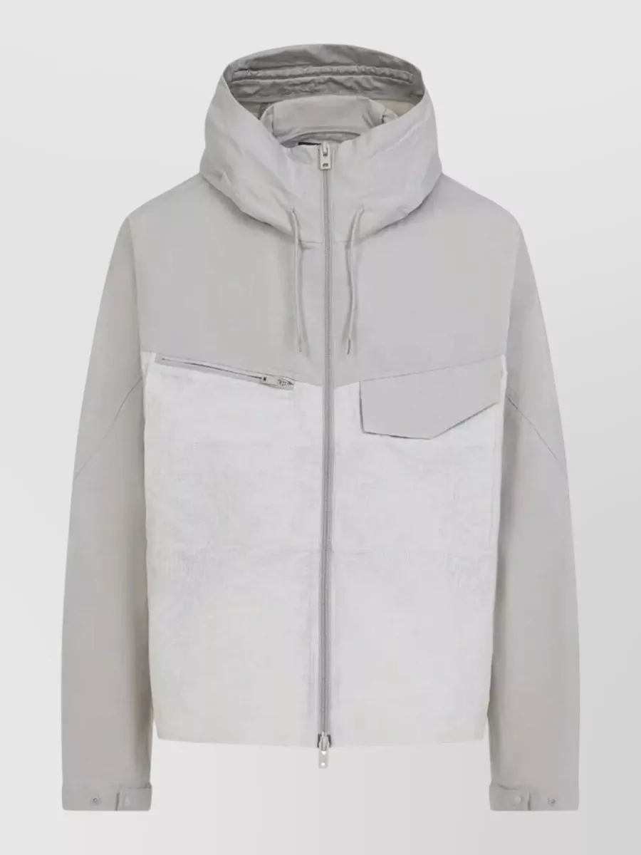 Y-3 paneled hooded parka