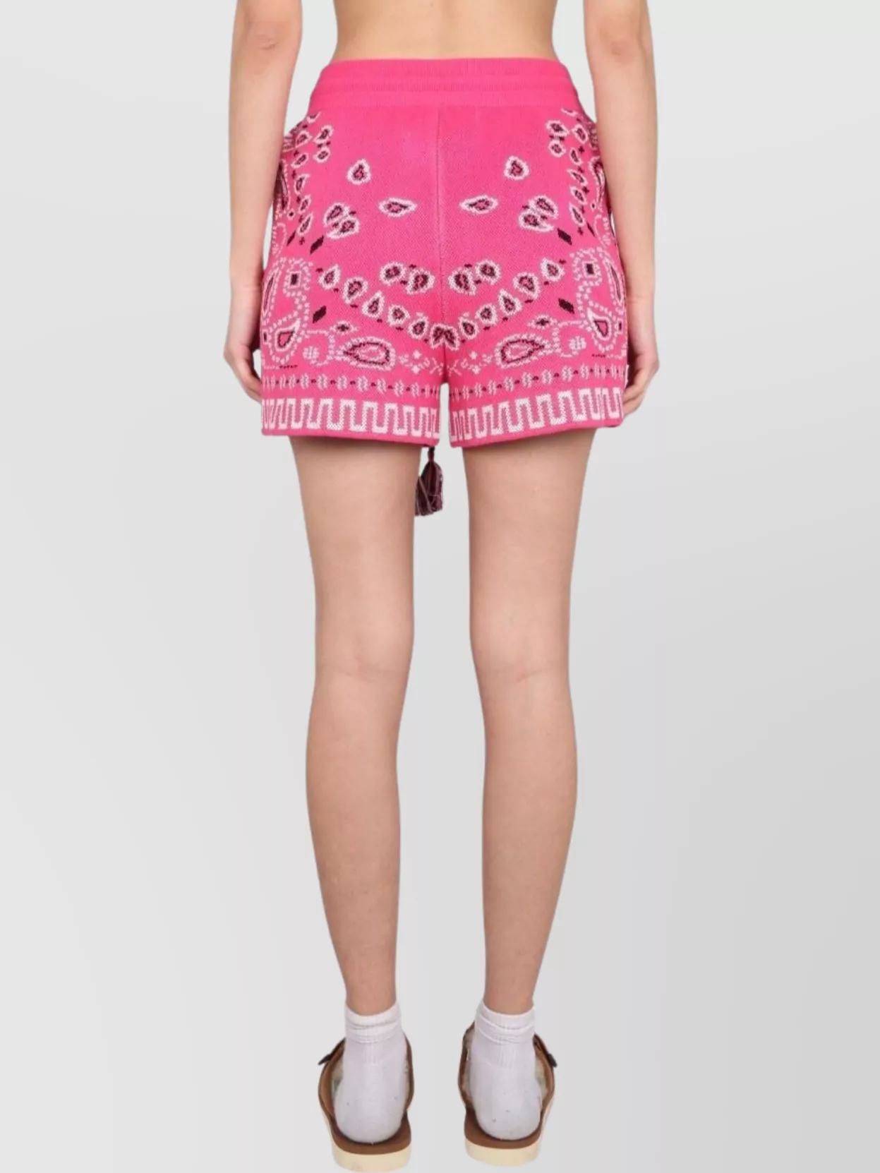 Alanui Bandana Print Drawstring Waist Shorts