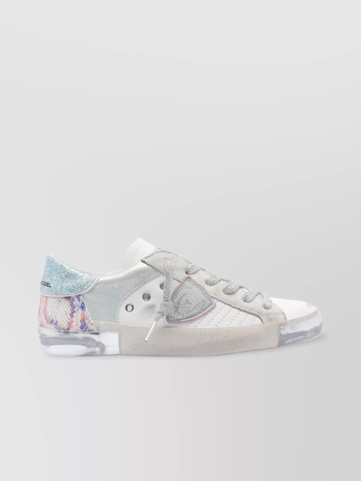 Philippe Model Round Toe Low Top Sneakers