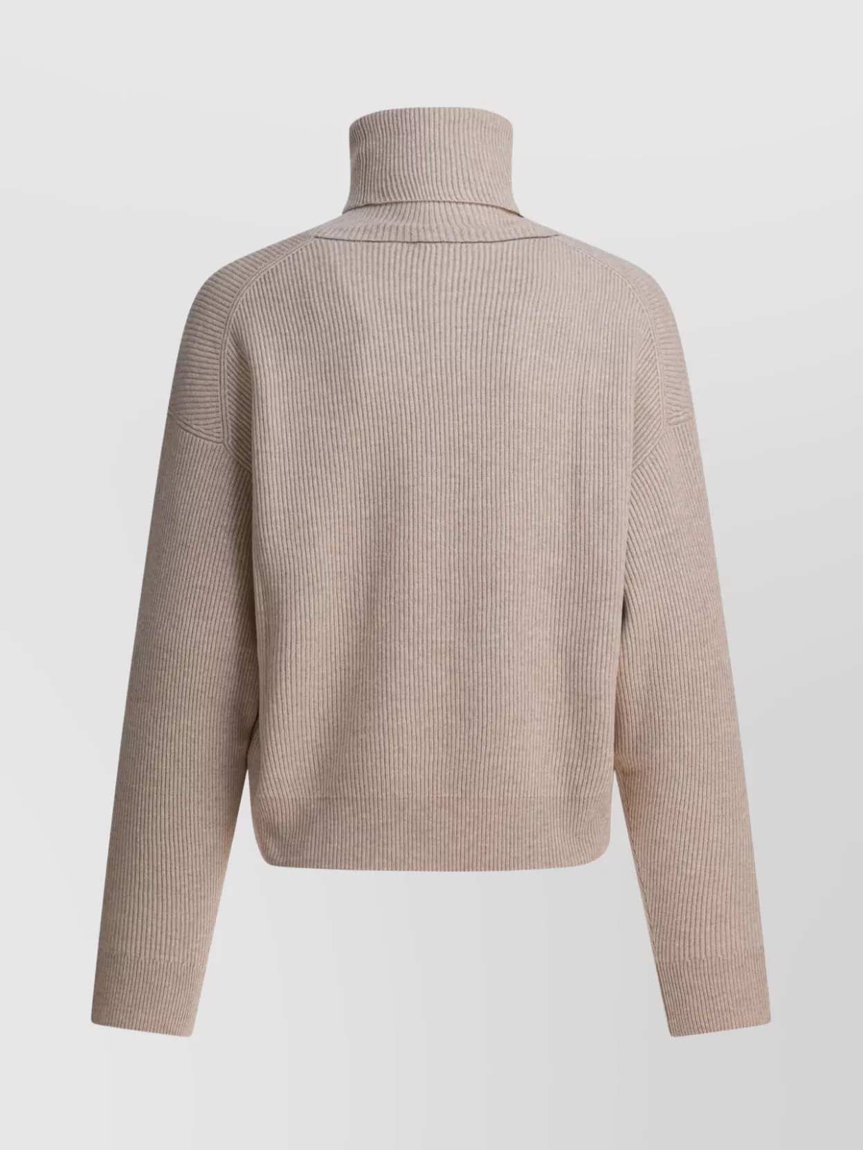 Brunello Cucinelli Cozy Turtleneck Long Sleeve Knit Top