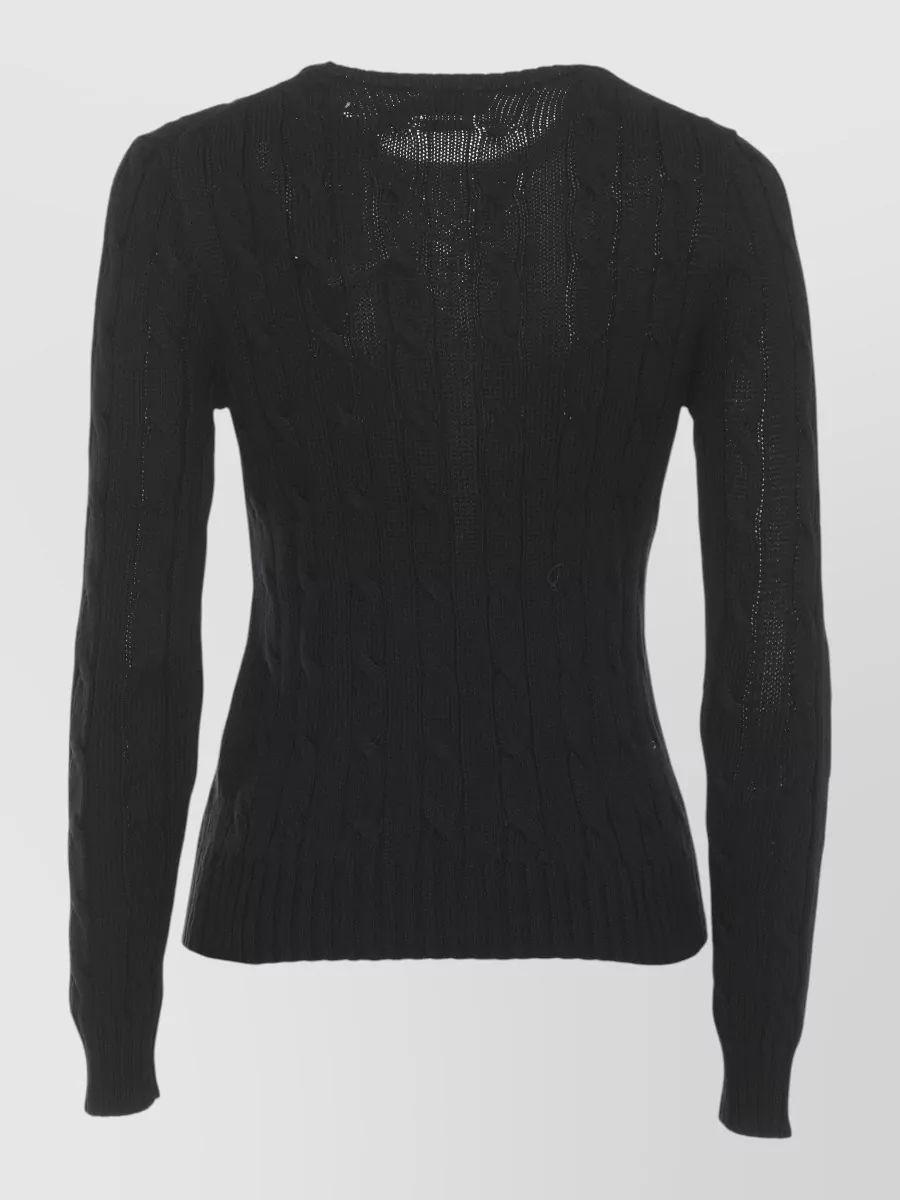 Ralph Lauren Cable-Knit Cotton Crewneck Jumper