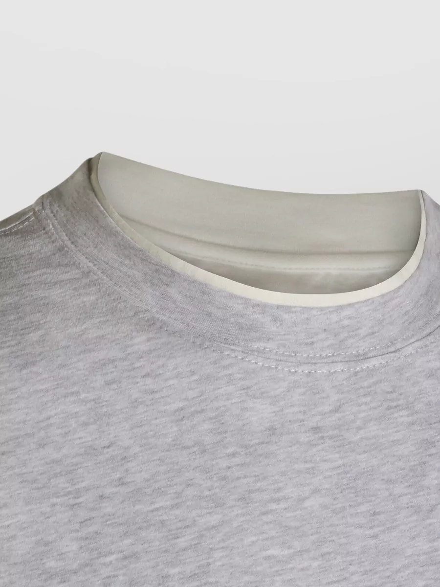 Brunello Cucinelli Crew Neck Plain T-Shirt Short Sleeves
