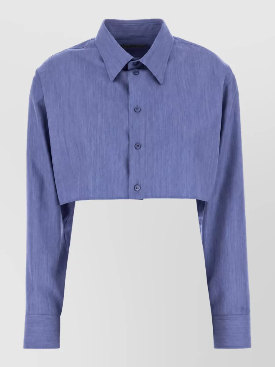 Balenciaga Silk blend fitted jacket