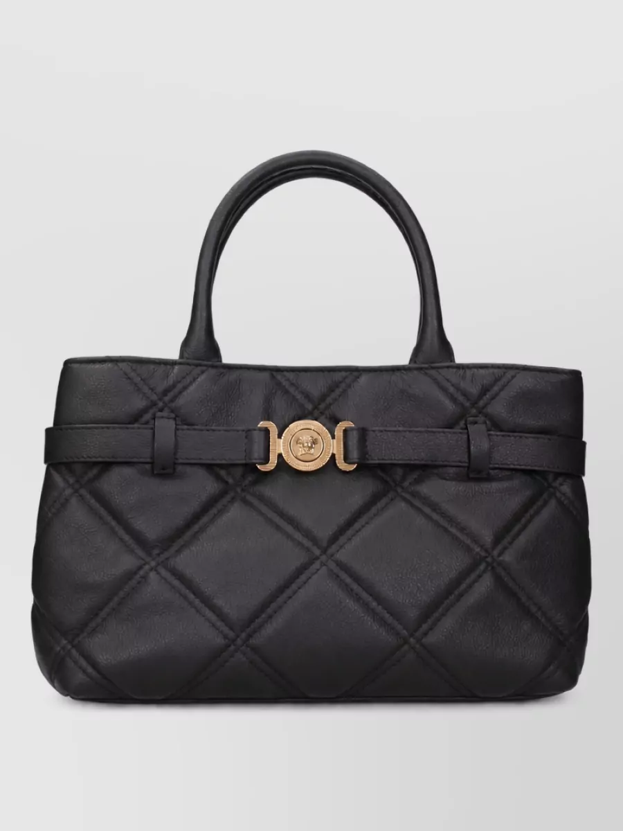Versace leather tote bag