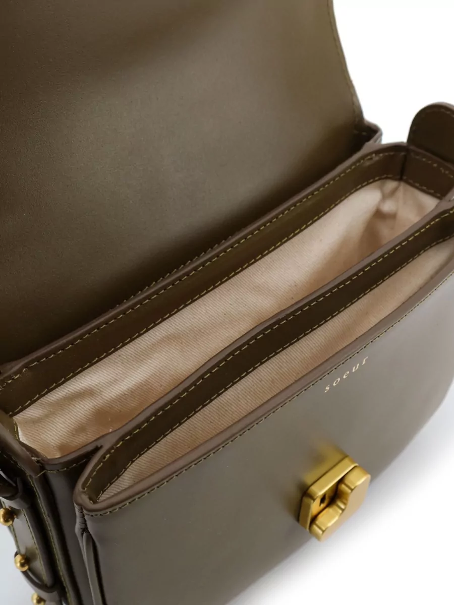 Soeur Leather Mini Crossbody Bag
