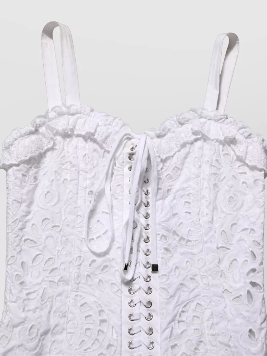 Dolce&Gabbana Broderie Anglaise Mini Dress