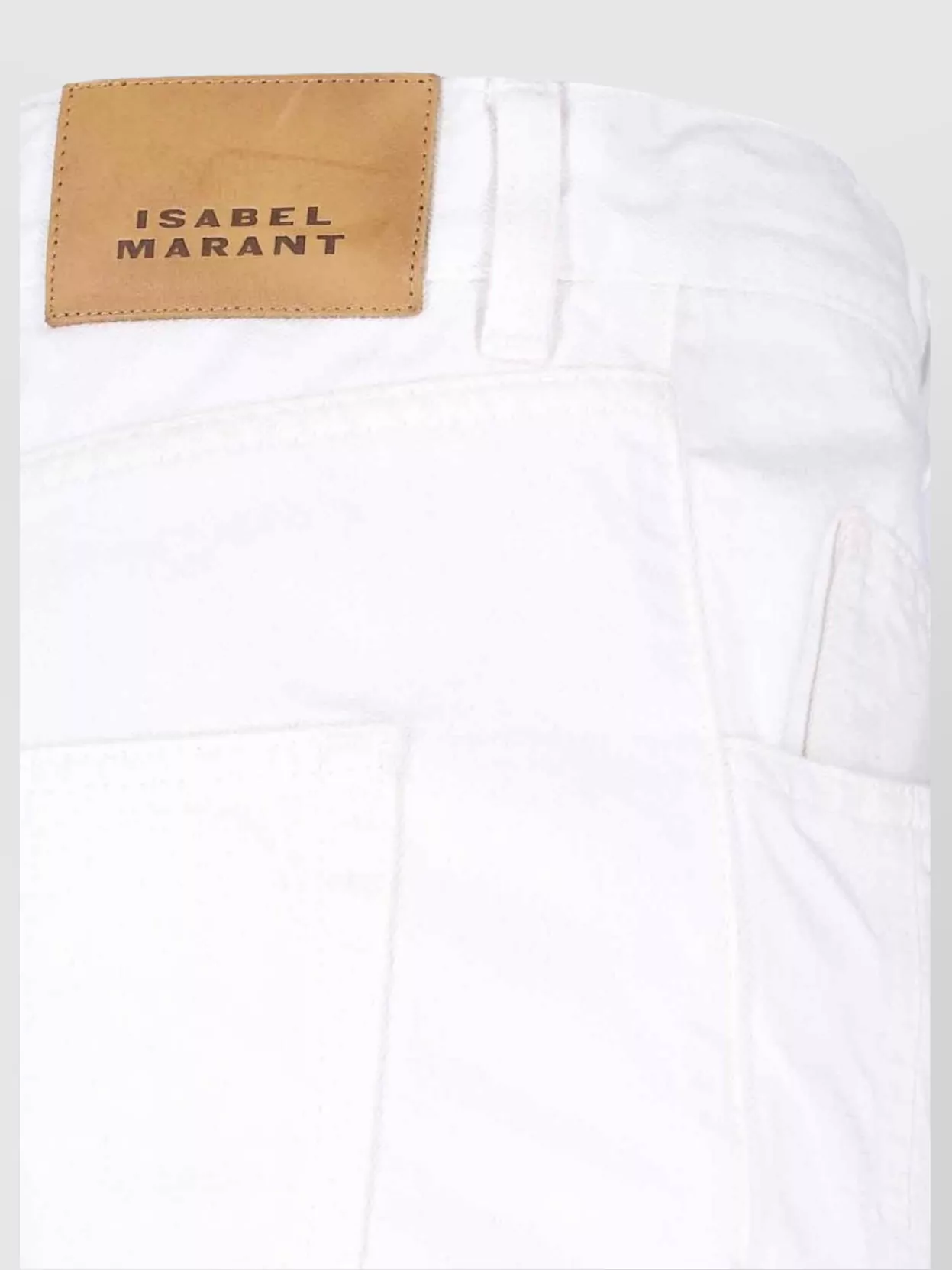 Isabel Marant Straight Trousers With Belt Loops And Pockets