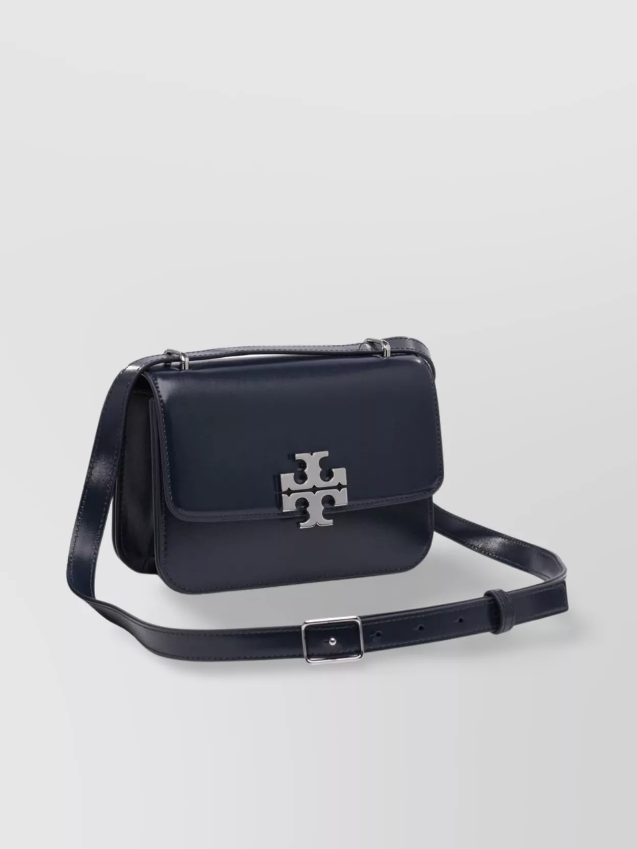 Tory Burch Smooth Finish Shoulder Bags With Adjustable Strap