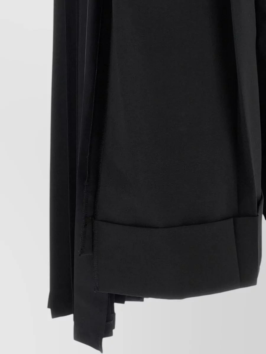 Junya Watanabe High Waist Pleated Skirt Pants Belt