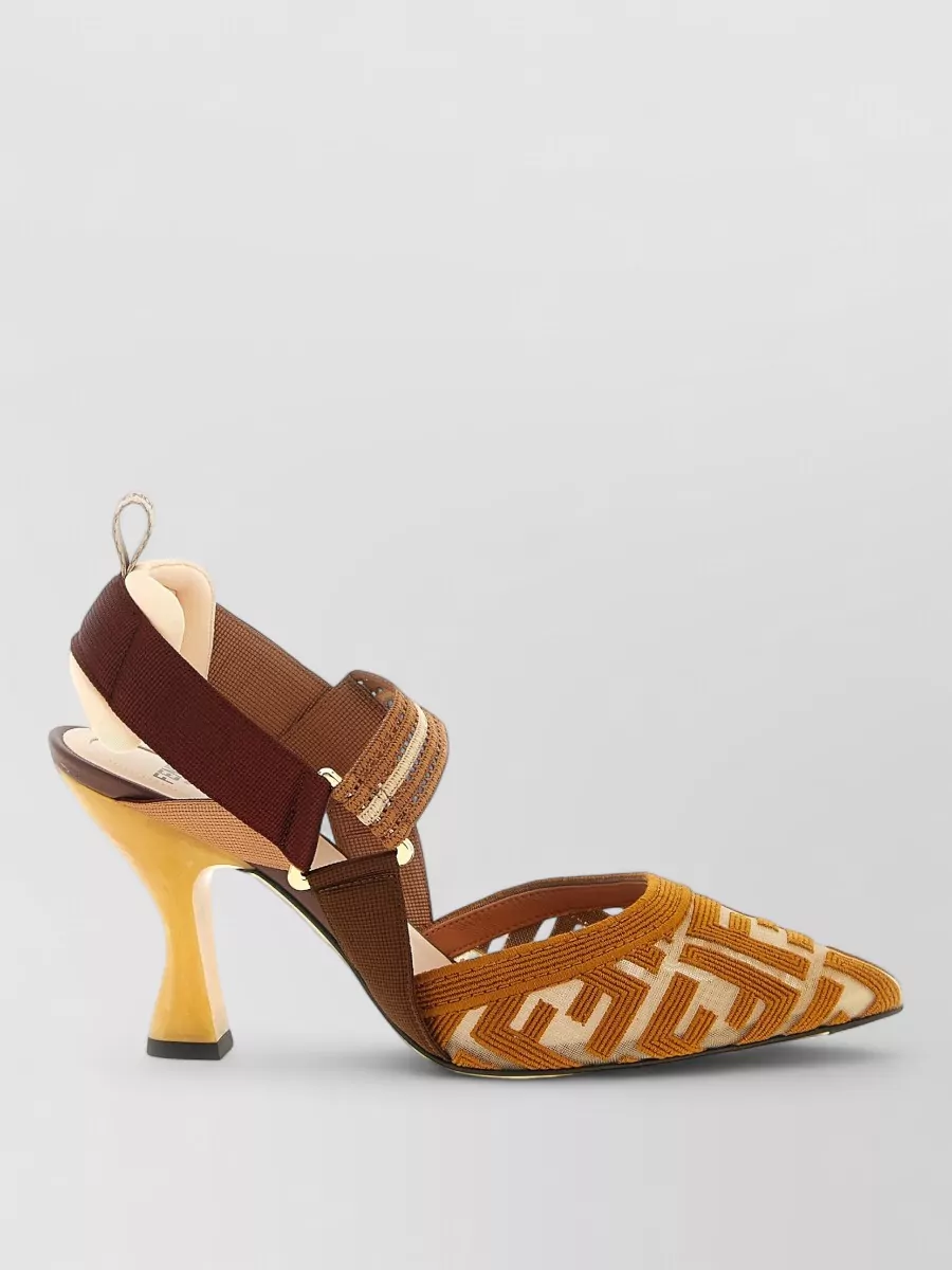 Fendi Colibrì Slingback Pumps Pointed Toe Straps