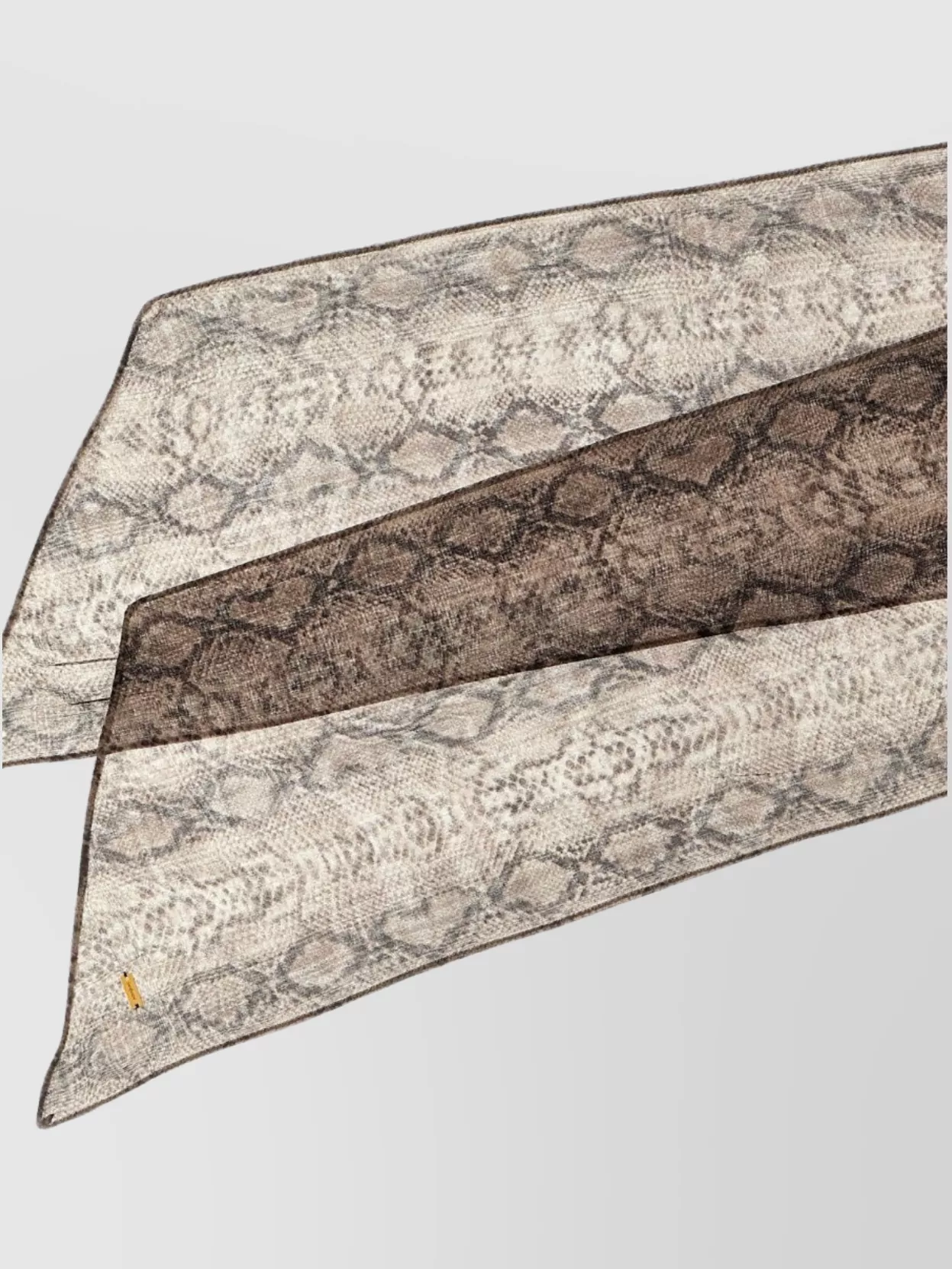 Saint Laurent Silk Scarf Scarves And Foulards Multicolor In Neutral