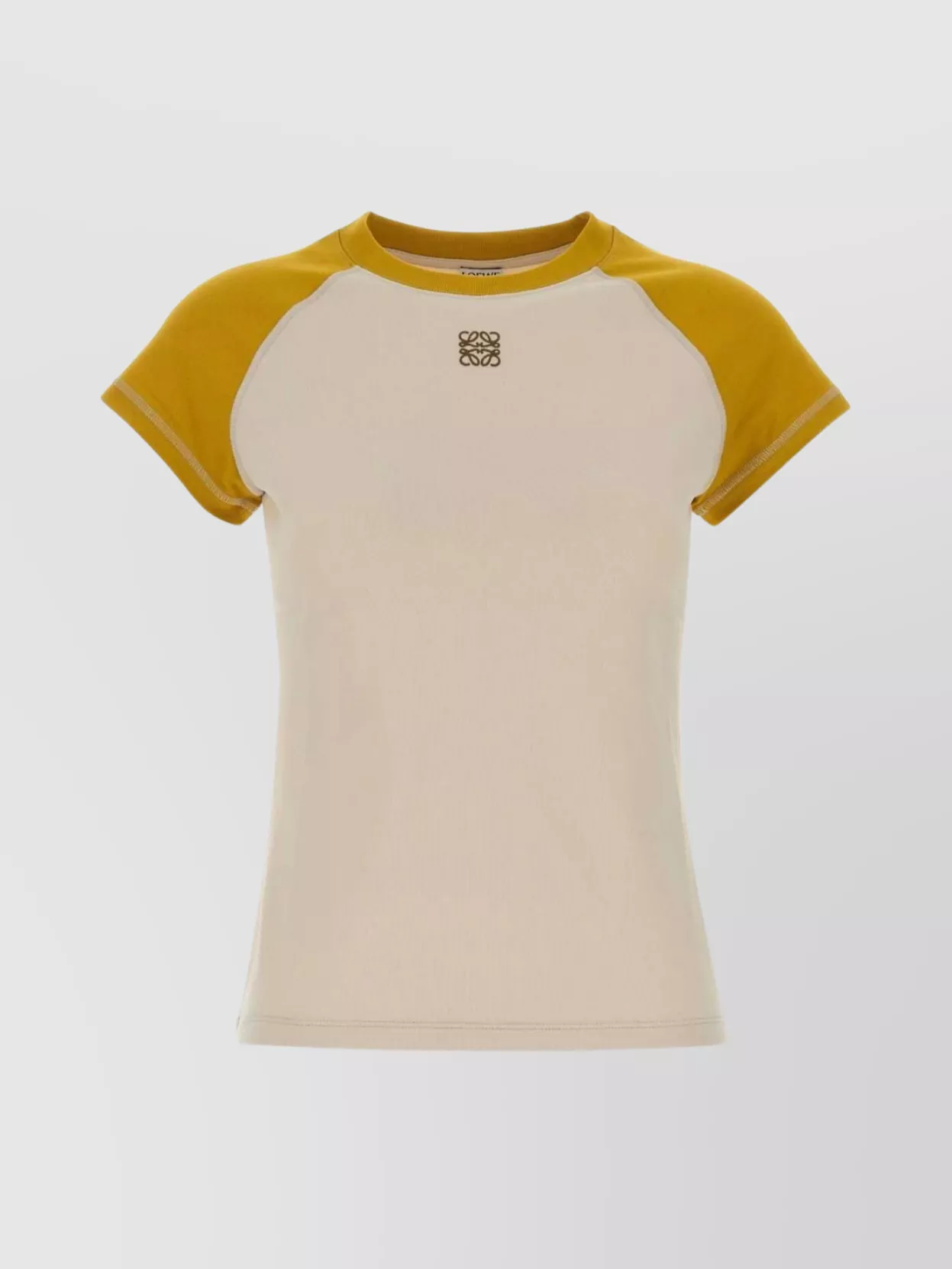 Loewe Cotton Blend T-shirt Featuring Contrast Sleeves