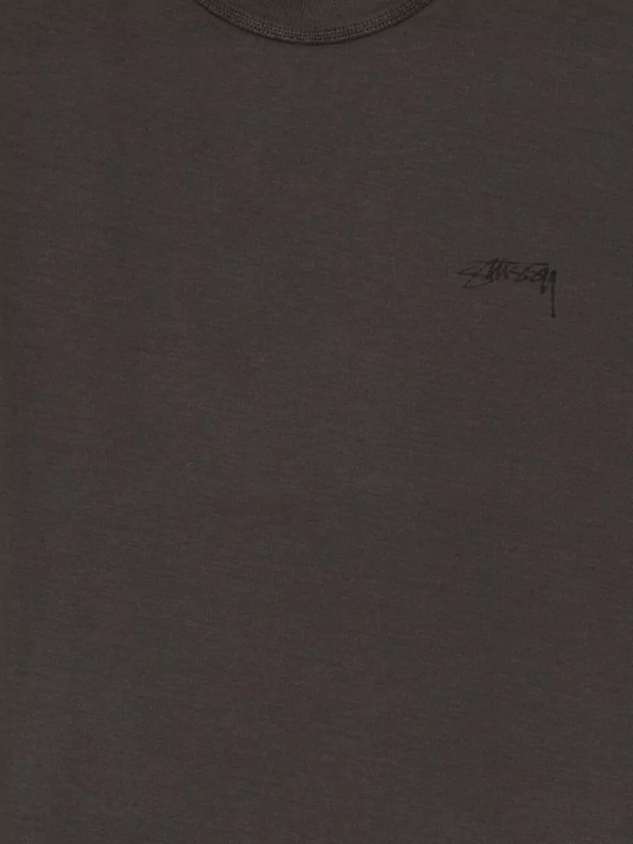 Stüssy Logo Print Cotton Short Sleeve T-Shirt