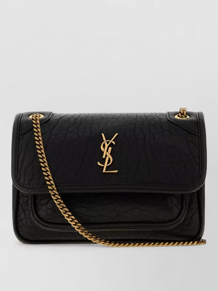 Saint Laurent niki mini leather clutch bag
