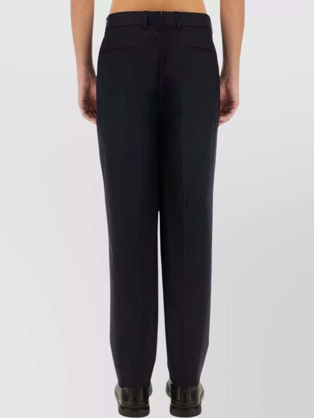Zegna Straight Leg Pants Pleats