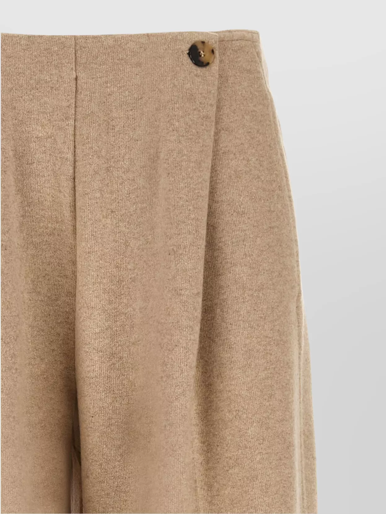 Max Mara Comfortable Trousers With Button And Pockets